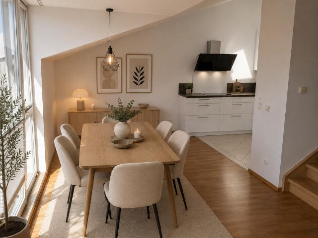 schöne lichtdurchflutete Dachterrassenwohnung in Germering, 3 Zi – provisionsfrei