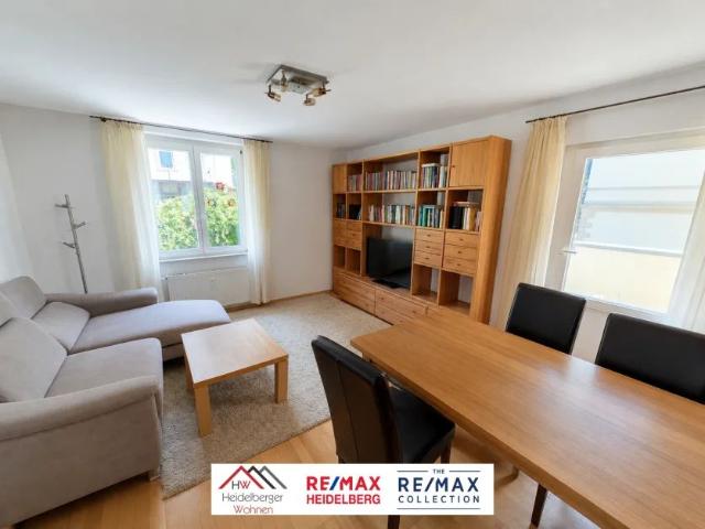 Schöne möblierte 3,5 Zimmer Wohnung, im 1.OG mit toller Aussicht von 2 Dachterrassen in Top Lage Heidelberg Weststadt