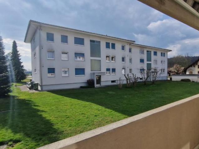 Schöne renovierte 3 Zimmerwohnung mit Balkon und Gartensicht in Roggwil