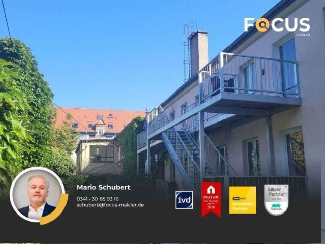 Schönefeld tolle 4 Raum Hinterhauswohnung der besonderen Art mit Wanne, GästeWC & Fußbodenheizung