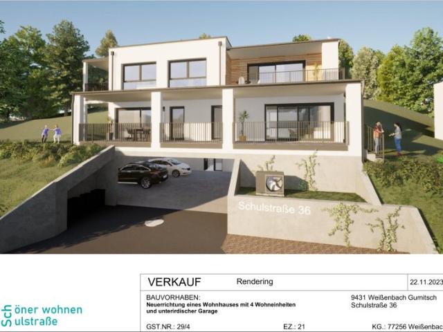 Schöner Wohnen jede Wohnung mit Grünfläche !