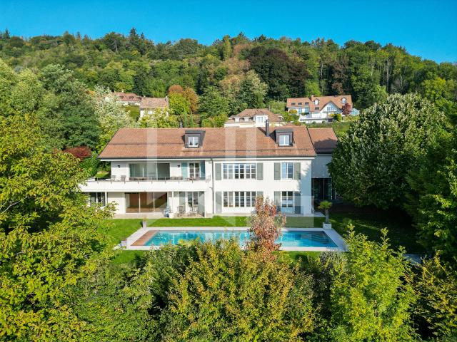 Schöner zeitgenössischer Panoramablick