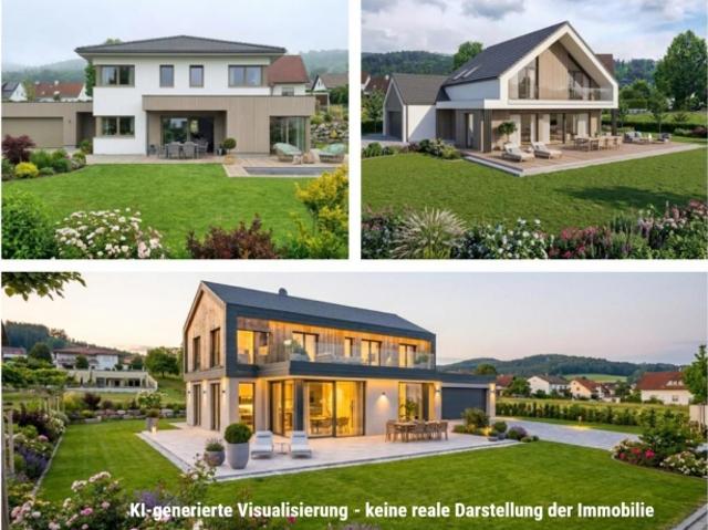Schönes Musterhaus in Holzriegelbauweise mit Grundstück Linzerberg Engerwietzdorf