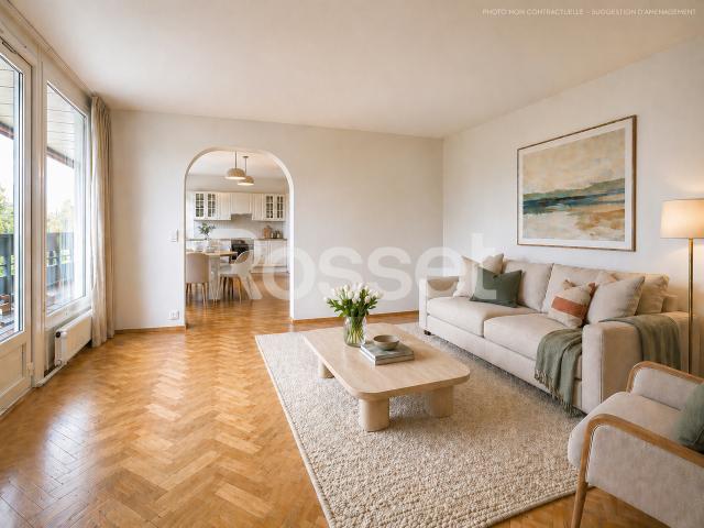 Schönes Apartment mit grosser Terrasse im Herzen der Trois Chênes