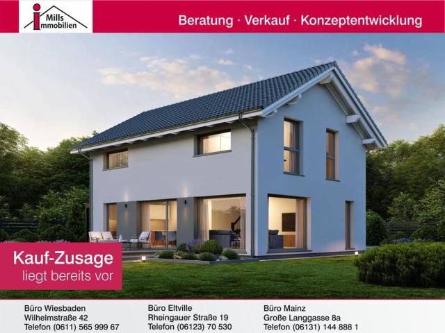 Schönes Baugrundstück ideal für ein Einfamilienhaus teilweise mit Fernblick in schöner Wohnlage