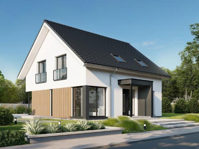 Schönes Einfamilienhaus in KFW 40 Bauweise mit Grundstück