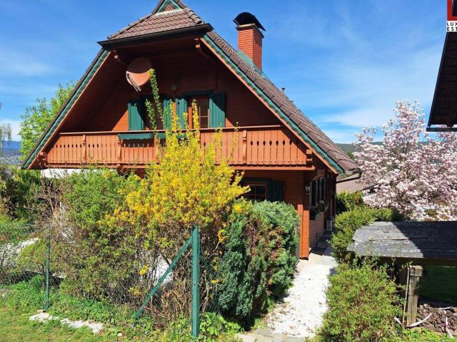 Schönes FERIEN MIET HAUS mit Wörtherseeblick in Ruhelage
