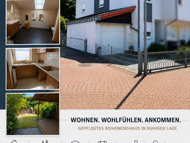 Schönes Reihenendhaus mit toller Lage in LU. Melm