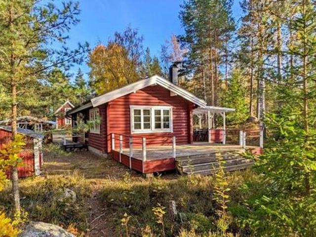 Schönes rot weißes Ferienhaus Timmerhus ☀️in Småland, Schweden