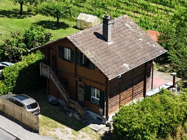 Schönes 4 5 Zimmer Chalet mit Blick auf den See und das Dents du Midi