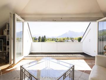 SCHÖNSTES AIGEN: Elegantes, gemütliches Penthouse / Villenetage in bester Lage mit Panoramablick, ca.172qm