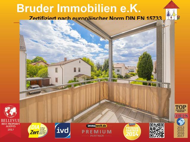 Schriesheim: 3 ZKB, Energie A+, Bj. 2014, Süd Balkon, StPl, Keller, 34m² WZ, im Architekten Haus
