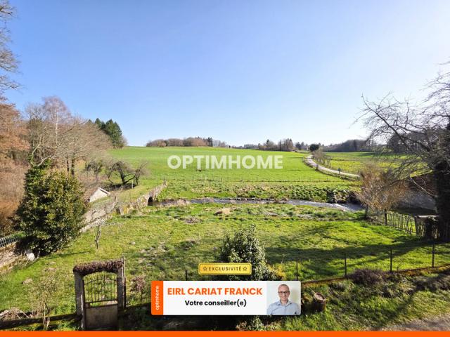 SCIERIE ET MAISON SUR 106 M², L’ENSEMBLE SUR 25000 M² DE TERRAIN AVEC GRANGES ET ANNEXES >
