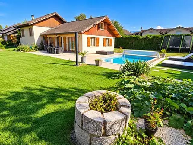 Sciez 74140 Achat / Vente maison 6 pièces t6 piscine terrasse