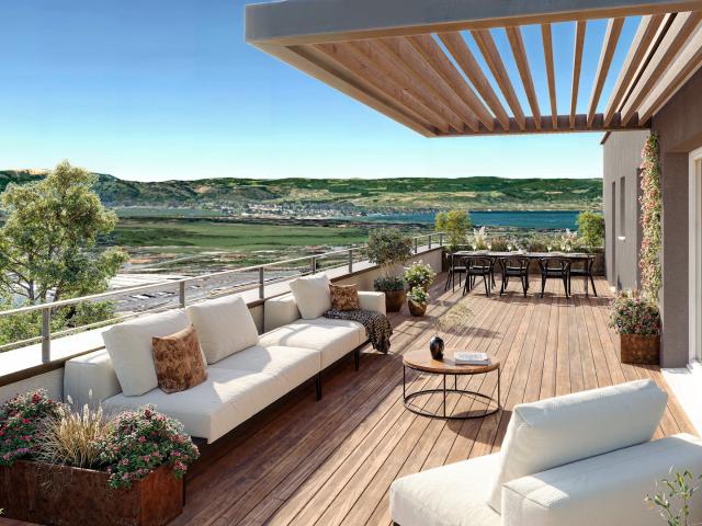 Sciez, attique de 5 pièces 123 m2 Grande terrasse