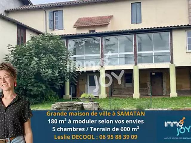 Samatan 32130 Achat / Vente maison 7 pièces t7