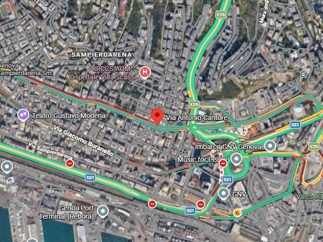 Sampierdarena bilocale arredato e ristrutturato