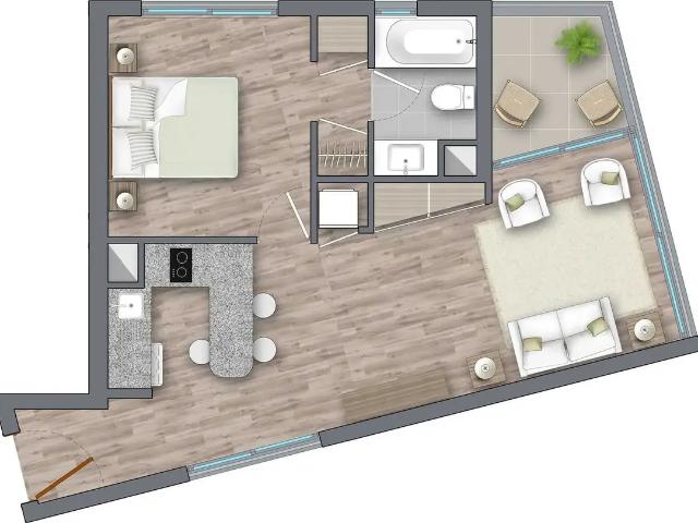 Santa Elena 2120 Departamento 1d1b gr, San Joaquín