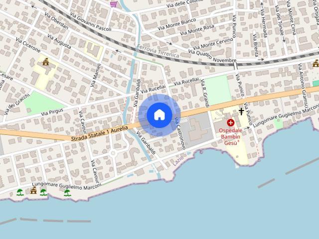 Santa marinella grazioso bilocale arredato