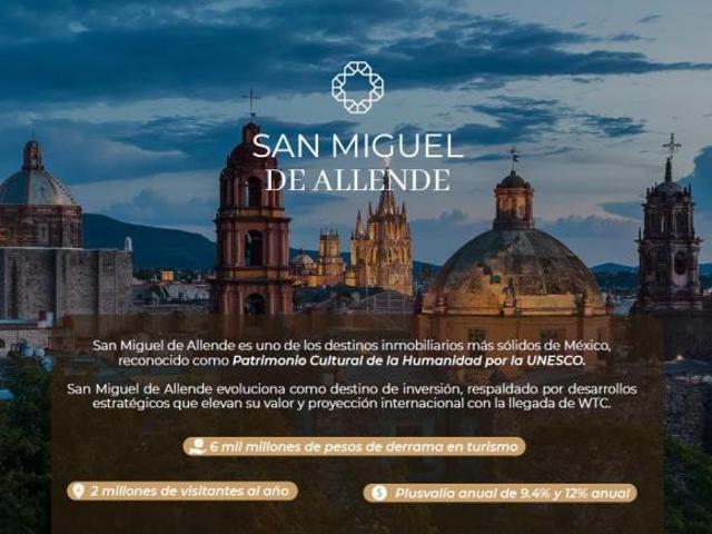 SAN MIGUEL ALLENDE TERRENOS A SOLO 15 MINUTOS PREVENTA TERRENOS FRACCIONAMIENTO EXCLUSIVO