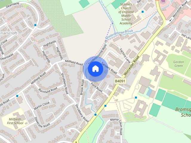 Sanders Road, Bromsgrove, Worcestershire, B61