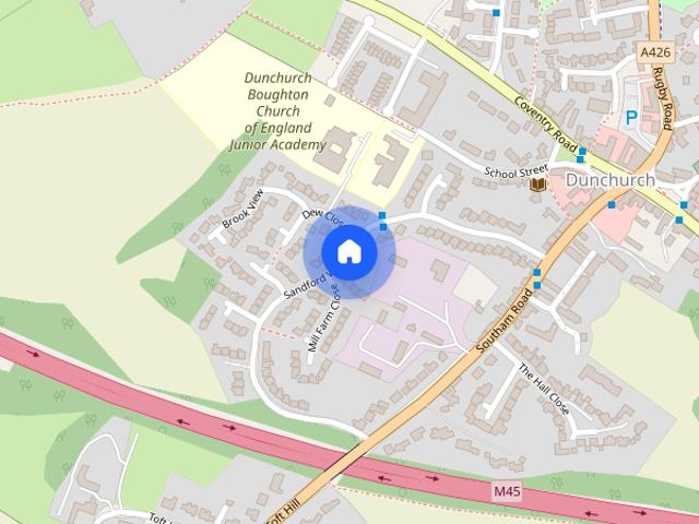 Sandford Way, Dunchurch, RUGBY