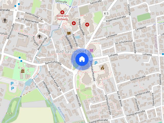 Sanierte 2 Zimmerwohnung im Zentrum von Bad Sassendorf!