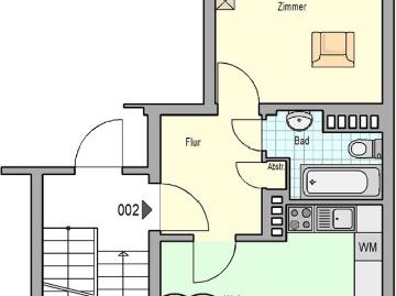 Sanierte 2 ZKB Wohnung in Trier Süd!