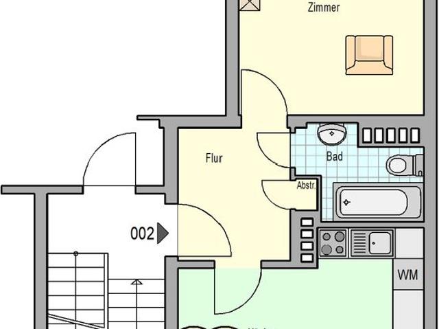 Sanierte 2 ZKB Wohnung in Trier Süd!