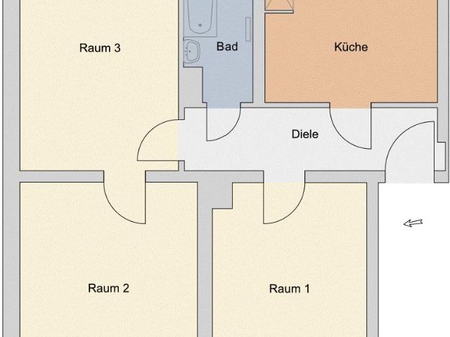 Sanierte 3 Zimmer Wohnung in Travemünde