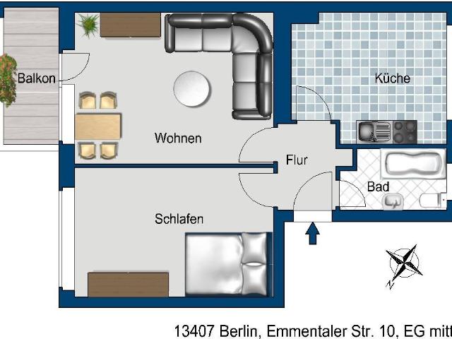 Sanierte Wohnung sucht nette Bewohner