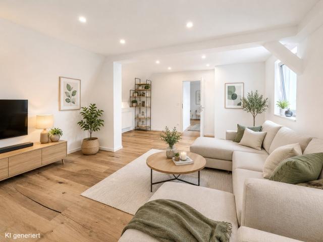 Sanierte Dachgeschosswohnung Balkon, zum Einzug bereit OHNE Provision