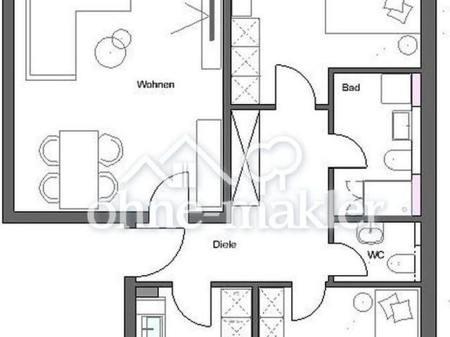 sanierte Dachgeschosswohnung