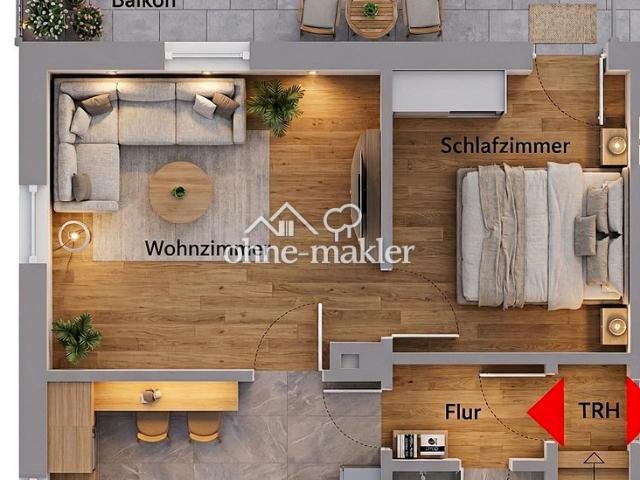 Sanierte Eigentumswohnung in Roßhaupten