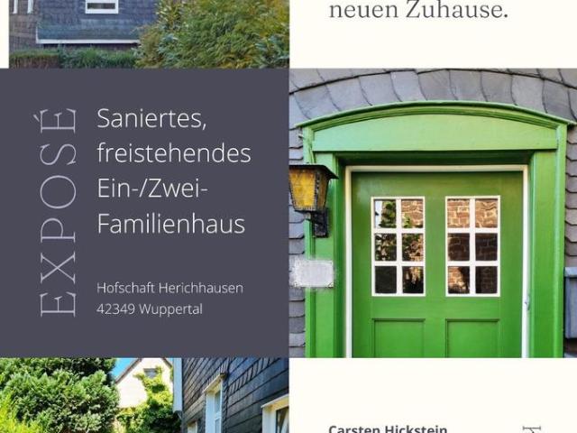 Saniertes, freistehendes Ein Zwei Familienhaus von PRIVAT