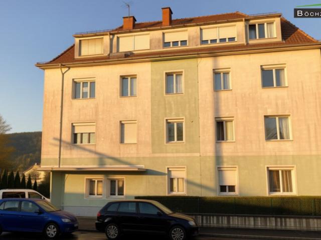 Modernisierungsbedürftige 2,5 Zimmer Dachgeschosswohnung mit Kaminanschluss in begehrter Lage von Knittelfeld