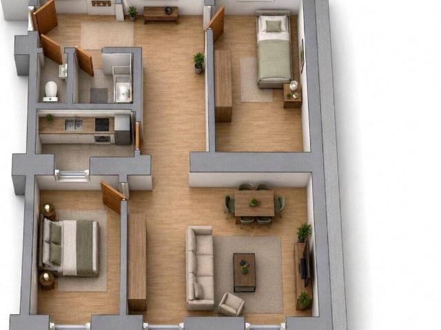 Sanierungsbedürftige Wohnung mit Entwicklungspotenzial – Top 23 24, 3 Zimmer ca. 67 m²