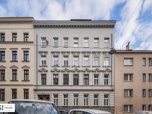 Sanierungsbedürftige Altbauwohnung in gepflegter Liegenschaft mit Top Anbindung in unmittelbarer Nähe des Meiselmarktes