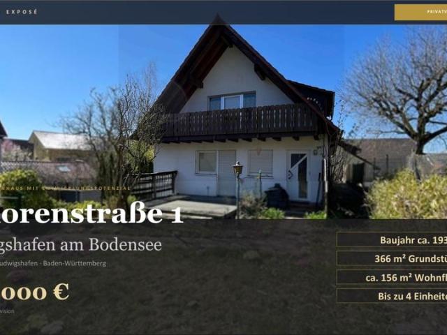 Sanierungsobjekt mit Renditepotenzial am Bodensee