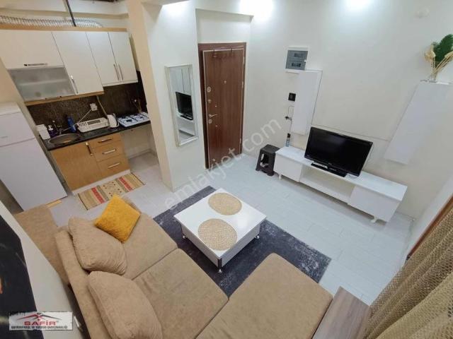Safir'den Kuruçeşme Mahallesinde Eşyalı Doğal Gazlı 1+1 Daire