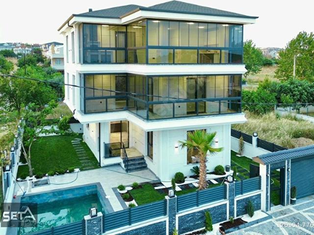 SAHİBİNDEN MÜSTAKİL BEYAZ İNCİ HAVUZLU 5+1 TERASLI KÖŞE BAŞİ V.
