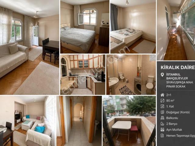Sahibinden Metro/metrobüse 13 15 Dk | Full Eşyalı 2+1 | Bahçelievler