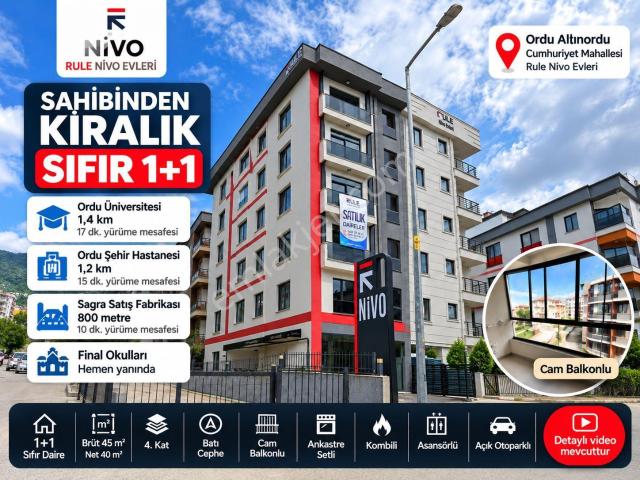 Sahibinden Sıfır 1+1 | Üniversite Ve Şehir Hastanesi Yakını