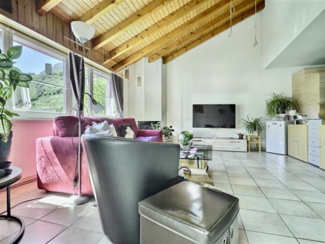 Saillon – 4½ Zimmer im obersten Stockwerk