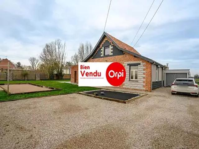 Sailly sur la Lys 62840 Achat / Vente maison 5 pièces t5 jardin terrasse