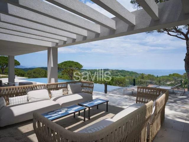 Saint Tropez, Villas contemporaines vue mer