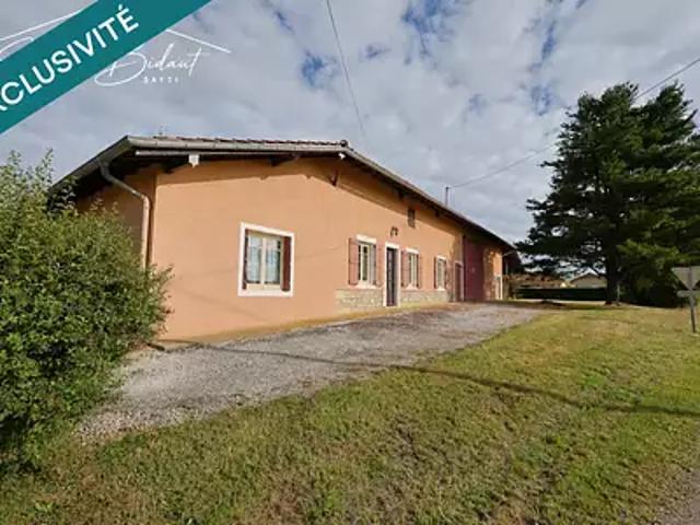 Saint Julien sur Reyssouze 01560 Achat / Vente maison 4 pièces t4