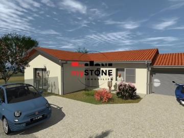 SAINT TRIVIER SUR MOIGNANS Maison de plain pied neuve 90.62 m² sur terrain de 570m²