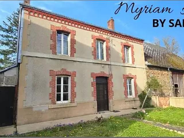 Saint Agnant de Versillat 23300 Achat / Vente maison 7 pièces t7
