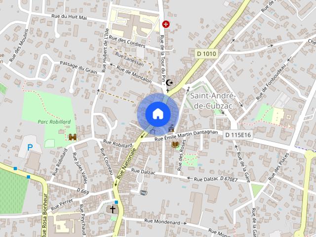 Location maison Menesplet: 830 € AJP Immobilier Saint Andre de Cubzac